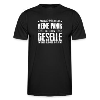 Geselle 2023 Geselle Geselle bestanden Geschenk - Männer Funktions-T-Shirt - Schwarz - Vorne - AI Model Male 178 dark (178cm)