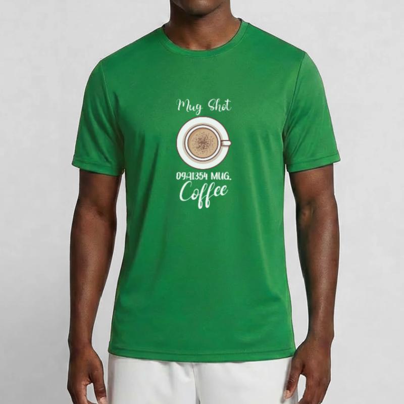 Coffee Lover Caffeine Molecule Java Latte Espresso Männer Funktions-T-Shirt