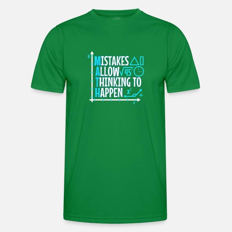 Mistakes Allow Thinking To Happen Men's Functional T-Shirt