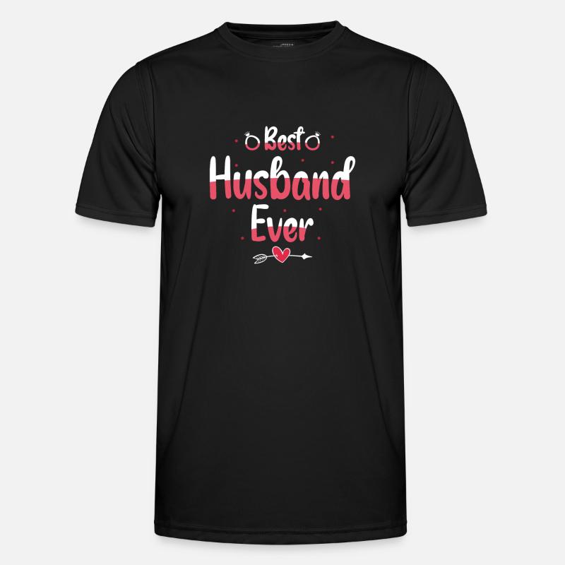 Partner Ehemann Mann - Männer Funktions-T-Shirt - Schwarz