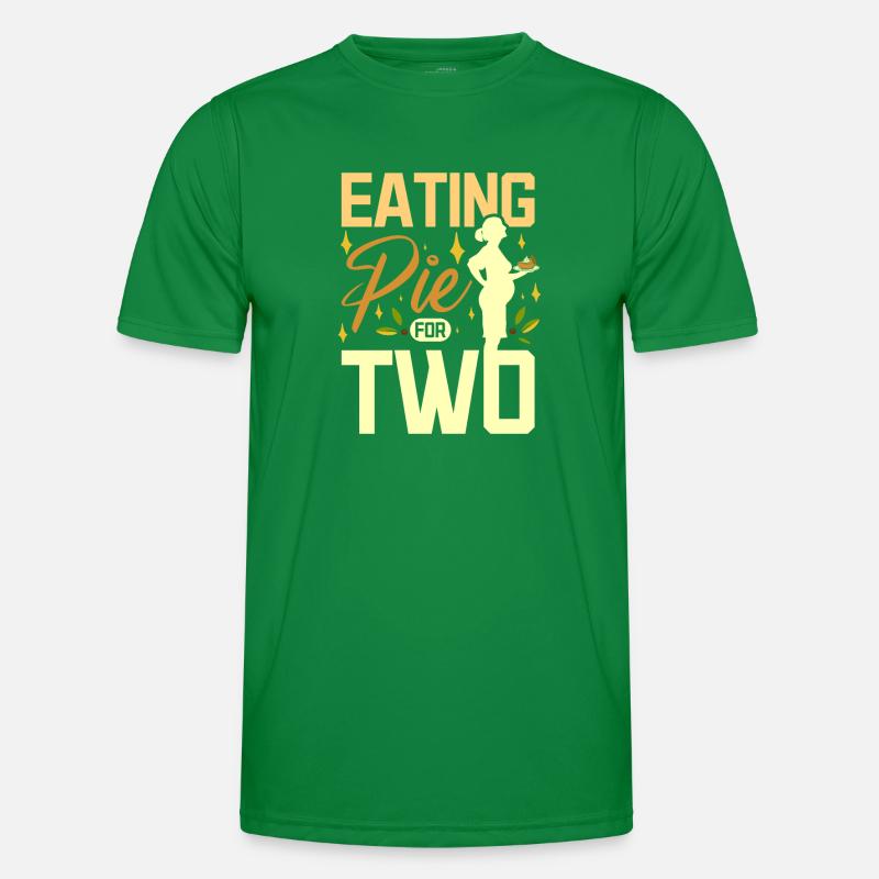 Eating pie for two Männer Funktions-T-Shirt