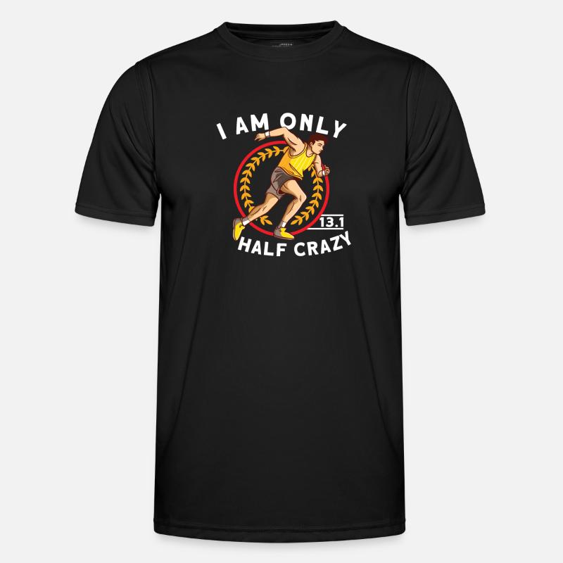 Runners's Half Marathon Finishers - Men's Functional T-Shirt - black