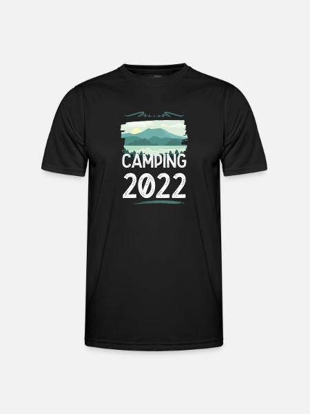 Camping 2022 - Men's Functional T-Shirt - black