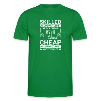 Skilled acupuncturist aren't cheap - Männer Funktions-T-Shirt - Kelly Green - Vorne - AI Model Male 178 dark (178cm)
