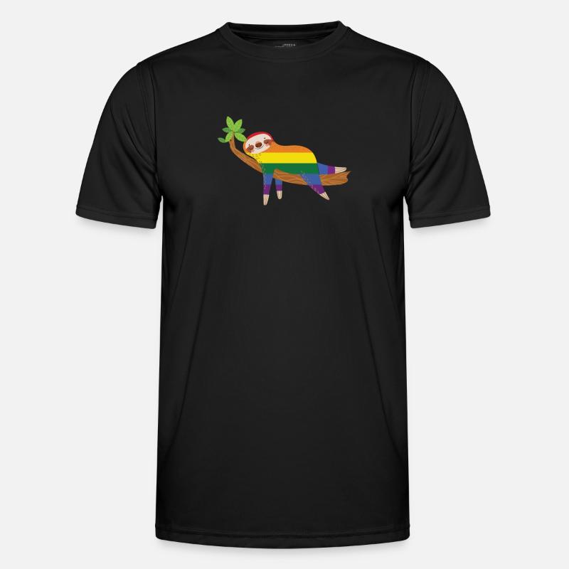 Sloth Pride - Men's Functional T-Shirt - black