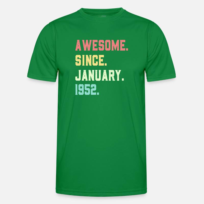 Awesome since January 1952 Men's Functional T-Shirt