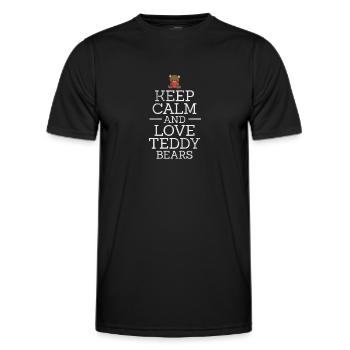 Nounours - T-shirt sport Homme - noir - Devant - AI Model Male 178 dark (178cm)