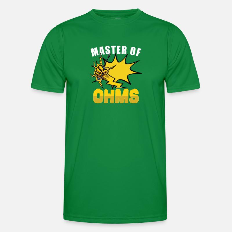 Electrician Electrical Engineer Lineman Electrical Männer Funktions-T-Shirt