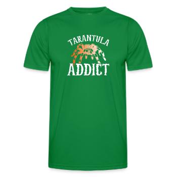 Vogelspinnen süchtiger - Männer Funktions-T-Shirt - Kelly Green - Vorne - AI Model Male 178 dark (178cm)
