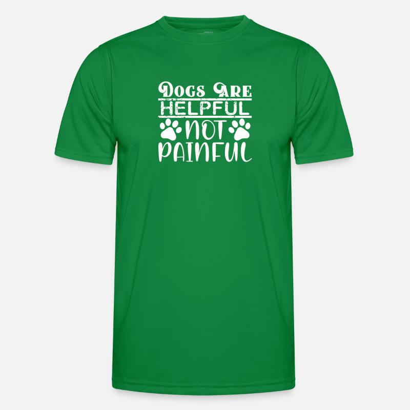Dogs are Helpful Men's Functional T-Shirt