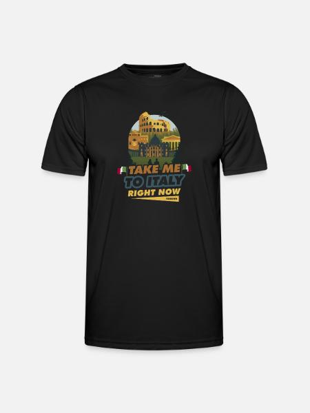 Italy - Men's Functional T-Shirt - black
