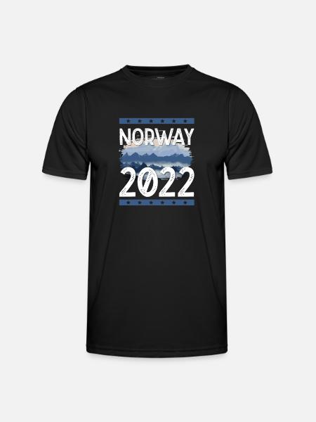 Norway 2022 - Men's Functional T-Shirt - black