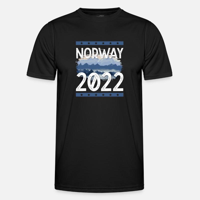 Norway 2022 - Men's Functional T-Shirt - black