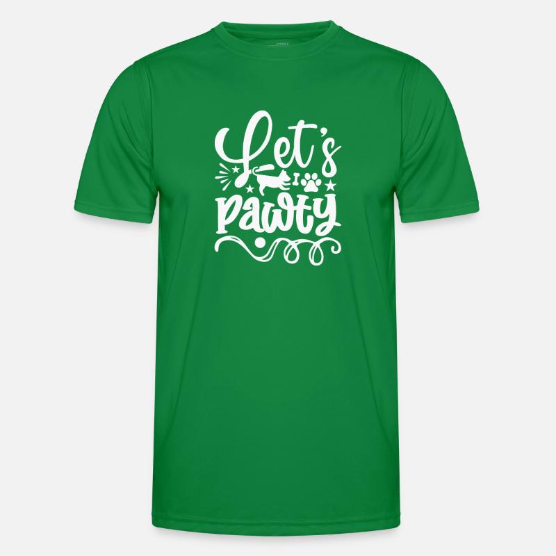 Lets Pawty Men's Functional T-Shirt