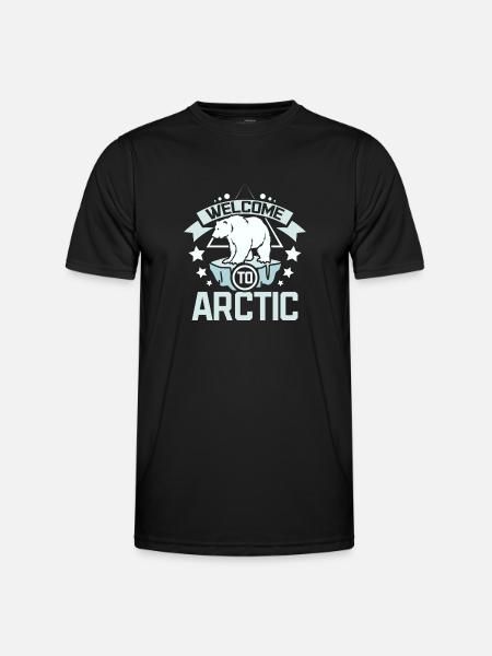 Welcome to arctic - Men's Functional T-Shirt - black