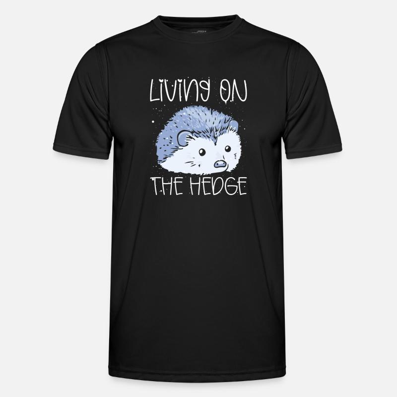 Life On The Hedgehogs - Men's Functional T-Shirt - black