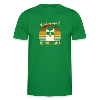 Abschlussprüfung No Problama Schulabschluss - Männer Funktions-T-Shirt - Kelly Green - Vorne - AI Model Male 178 dark (178cm)