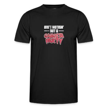 Hip Hop - Männer Funktions-T-Shirt - Schwarz - Vorne - AI Model Male 178 dark (178cm)