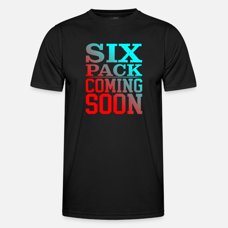 Six Pack Coming Soon 42 Men's Functional T-Shirt
