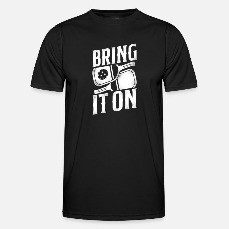 Pickleball Bring It On - Men's Functional T-Shirt - black