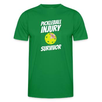 Pickleball Band-Aid Pickleball - Männer Funktions-T-Shirt - Kelly Green - Vorne - AI Model Male 178 dark (178cm)