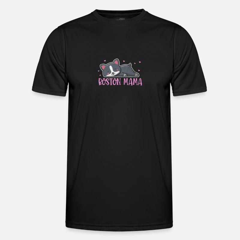 Boston Terrier Mama - Men's Functional T-Shirt - black