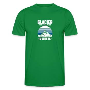 Montana - Men's Functional T-Shirt - kelly green - Front - AI Model Male 178 dark (178cm)