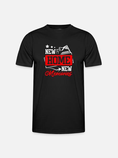 New home new memories - Men's Functional T-Shirt - black