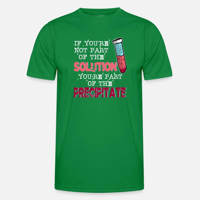 Si vous ne faites pas partie de la solution, drôles de professeurs T-shirt sport Homme