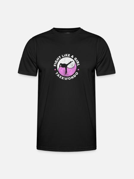 Taekwondo Fille - T-shirt sport Homme - noir