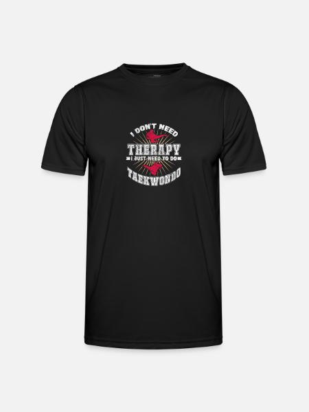 Taekwondo - T-shirt sport Homme - noir