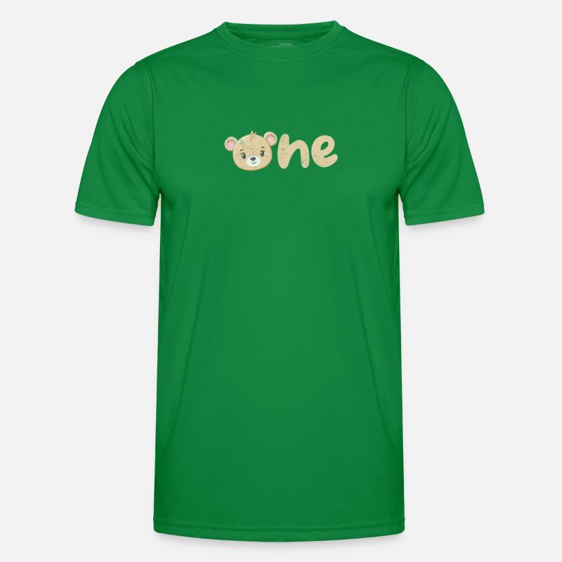 Teddybär Männer Funktions-T-Shirt
