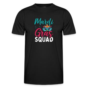 Troupe de carnaval - T-shirt sport Homme - noir - Devant - AI Model Male 178 dark (178cm)