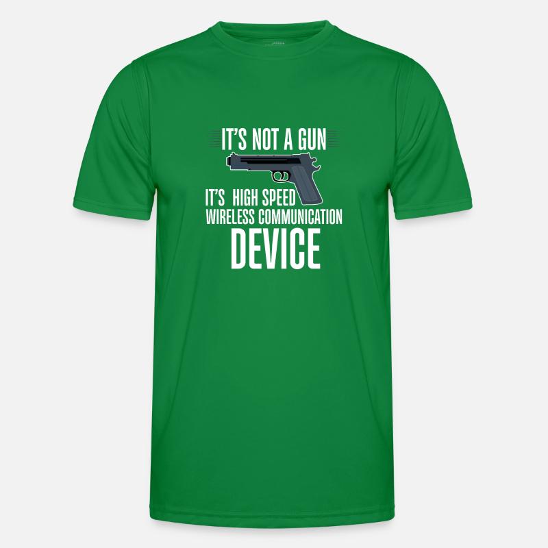 It's A High Speed Wireless Communication Device 3 Männer Funktions-T-Shirt