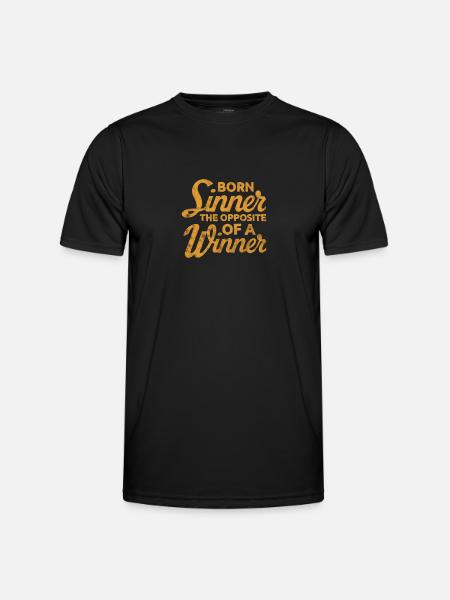 Hip Hop - Männer Funktions-T-Shirt - Schwarz