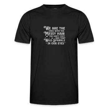 Hippie - T-shirt sport Homme - noir - Devant - AI Model Male 178 dark (178cm)