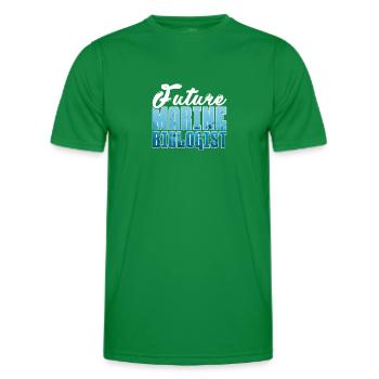 Meeresbiologie - Männer Funktions-T-Shirt - Kelly Green - Vorne - AI Model Male 178 dark (178cm)