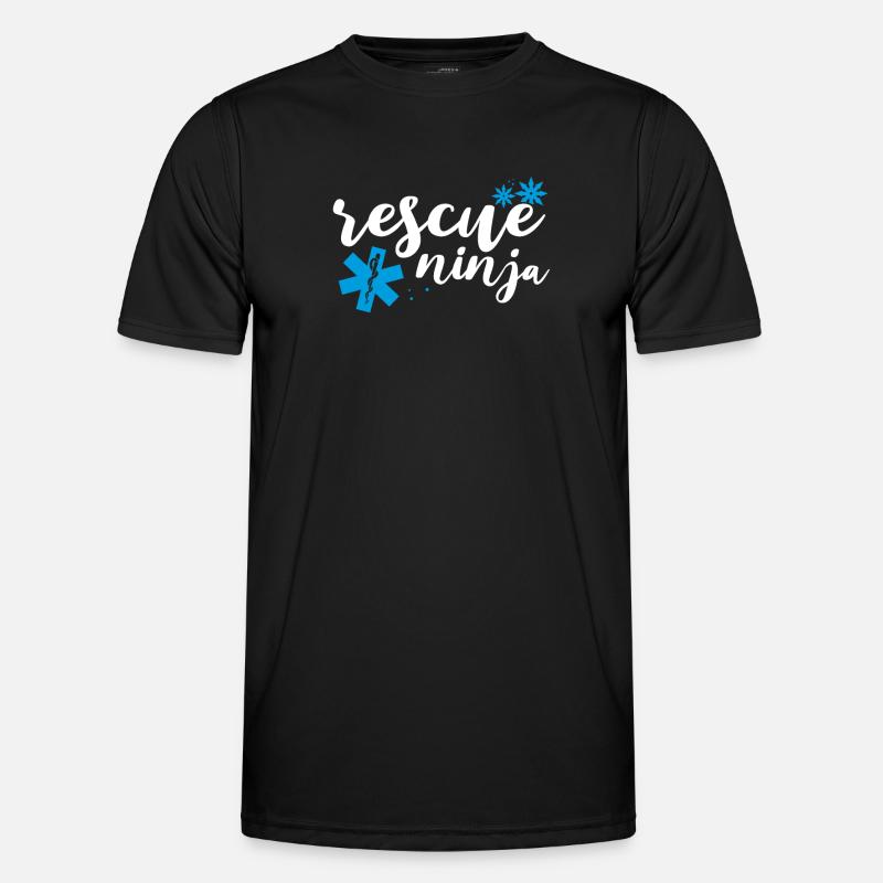 Save Ninja Japan - Men's Functional T-Shirt - black