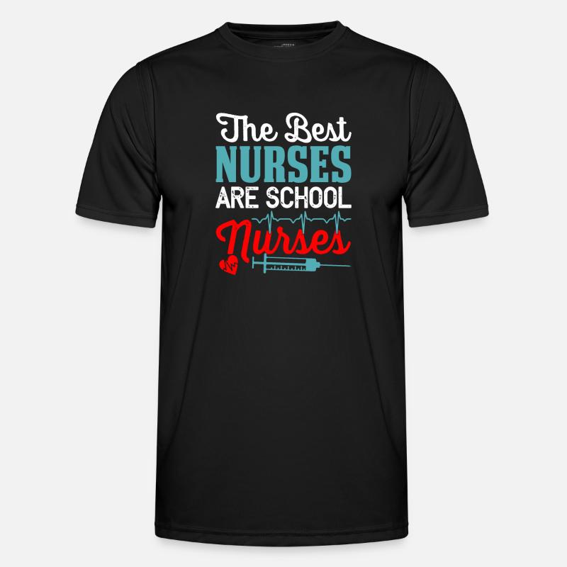 Best Nurses School Nurses - Men's Functional T-Shirt - black