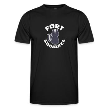 Mouffette - T-shirt sport Homme - noir - Devant - AI Model Male 178 dark (178cm)