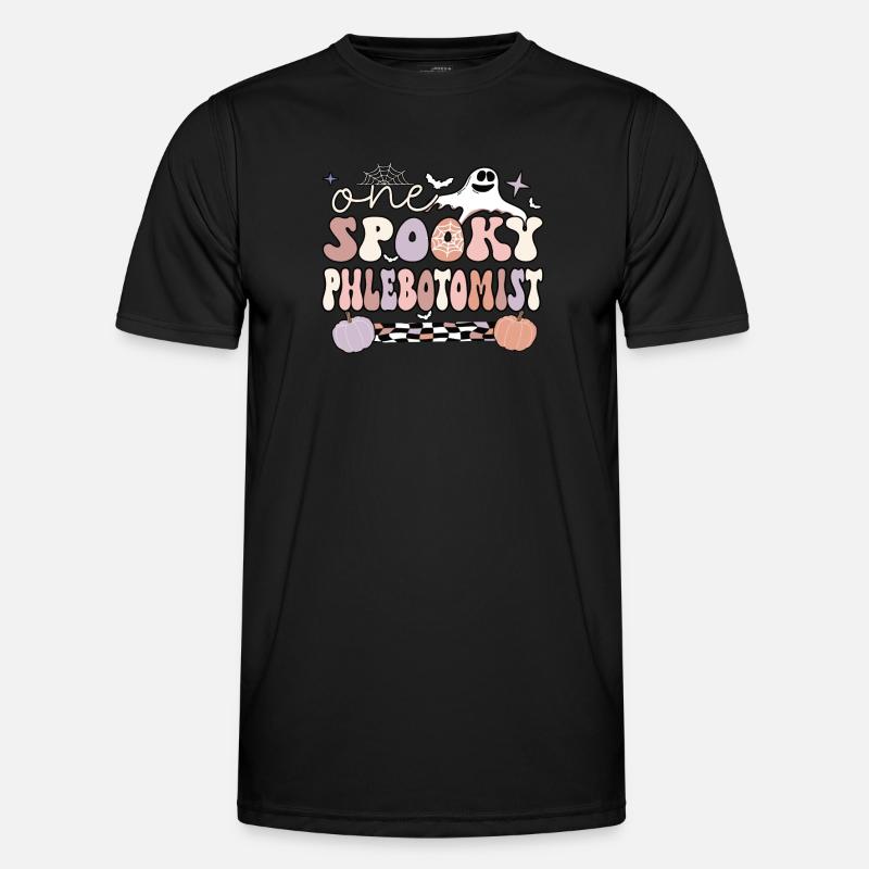 Phlebotomy Halloween Phlebotomist Phlebotomy Tech - Men's Functional T-Shirt - black