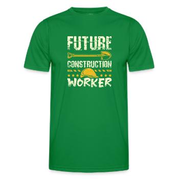 Future construction worker - Männer Funktions-T-Shirt - Kelly Green - Vorne - AI Model Male 178 dark (178cm)
