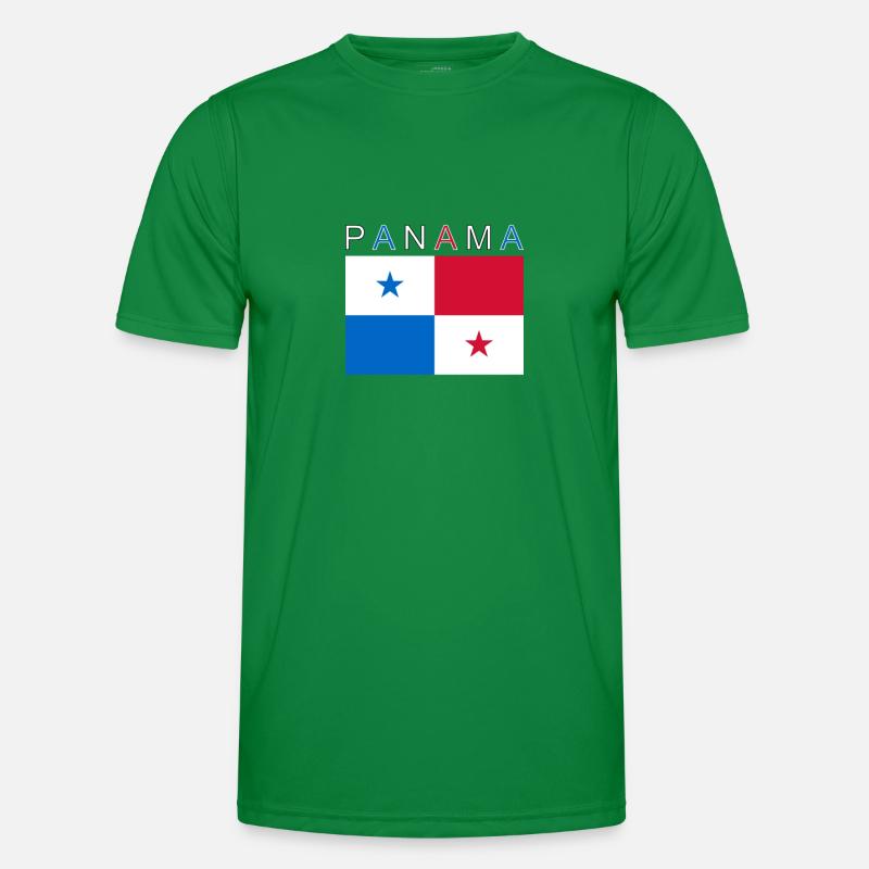 Drapeau du Panama T-shirt sport Homme