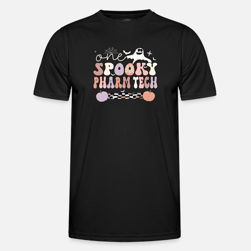 Pharmacy Technologist Halloween Pharmacy Tech - Men's Functional T-Shirt - black