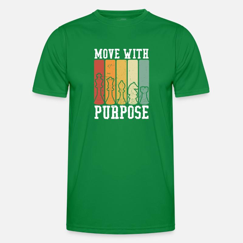 Move in chess on purpose Men's Functional T-Shirt