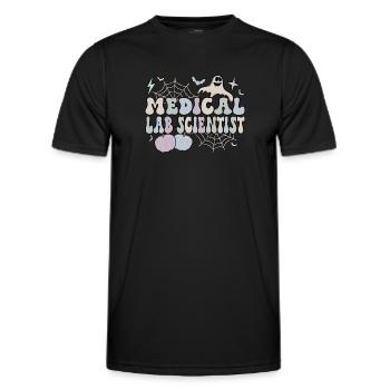 Medical Lab Scientist Halloween Medical Lab Gift - Männer Funktions-T-Shirt - Schwarz - Vorne - AI Model Male 178 dark (178cm)