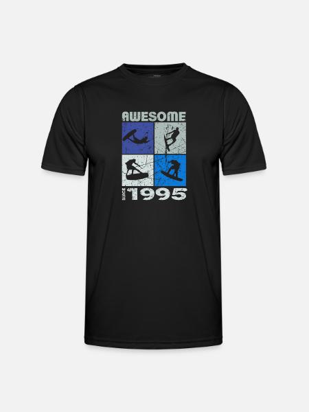 Awesome since 1995. Wakeboard Lifestyle - Men's Functional T-Shirt - black