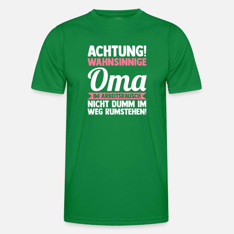 Großmutter Großmama Omi Oma Männer Funktions-T-Shirt