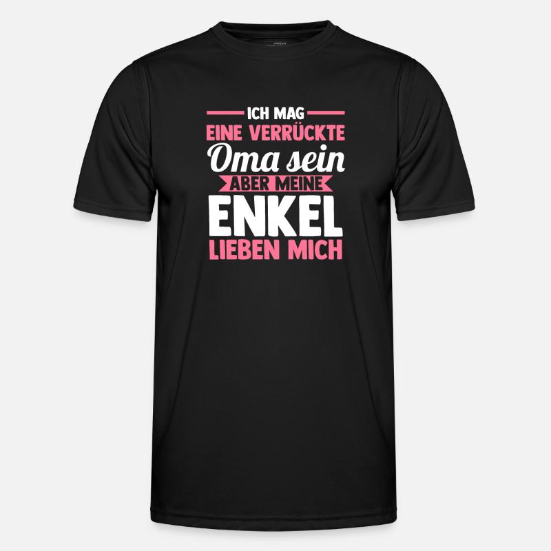 Großmutter Großmama Omi Oma Männer Funktions-T-Shirt