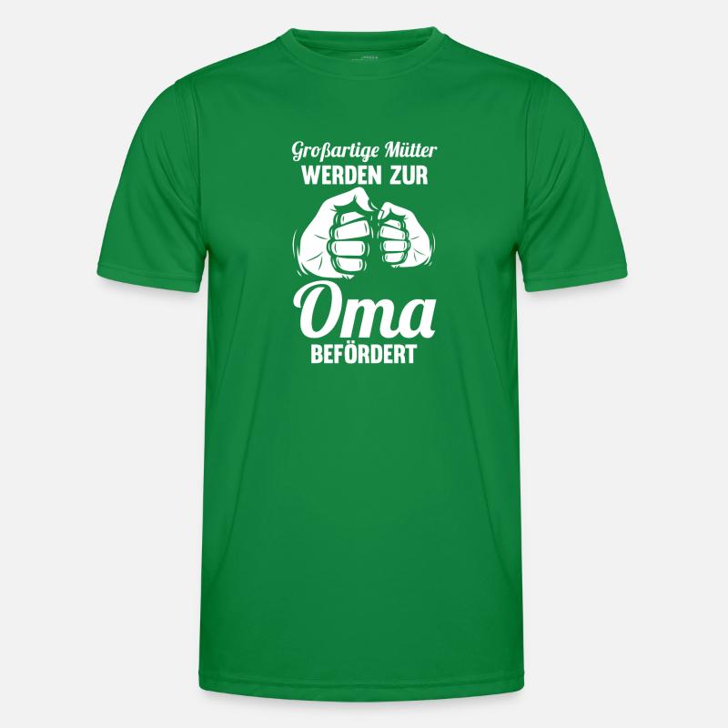 Großmutter Großmama Omi Oma Männer Funktions-T-Shirt